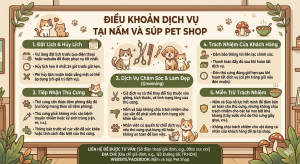 điều khoản dịch vụ tại nấm và súp